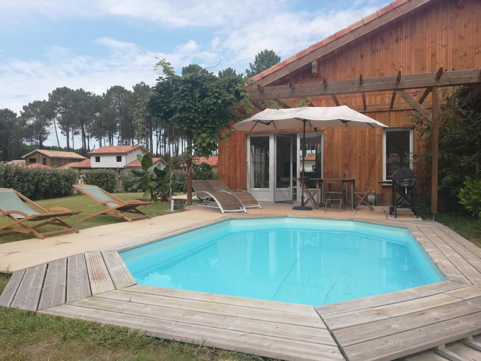 Maison Moderne Proche Lac Et Plage Léon Buitenkant foto